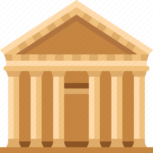 Parthenon, temple, monument, ancient, civilization icon - Download on Iconfinder