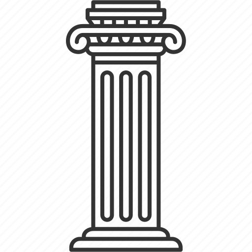 Pillar, column, greek, architecture, roman icon - Download on Iconfinder