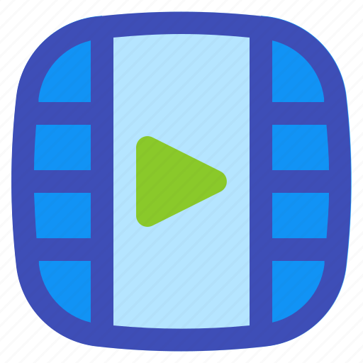 Android, aplication, app, phone, player, video icon - Download on Iconfinder