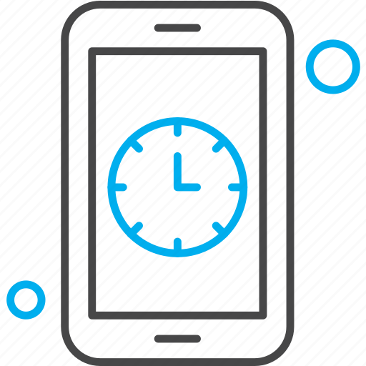 Clock, mobile, application icon - Download on Iconfinder