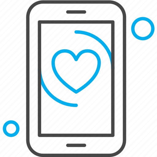 Heart, mobile, application icon - Download on Iconfinder