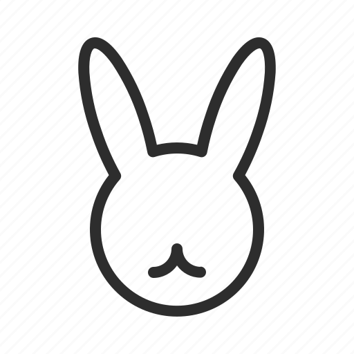 Free Free Bunny Head Outline Svg 182 SVG PNG EPS DXF File