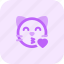cat, blowing, a, kiss, emoticons, animal 