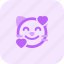 cat, smiling, with, hearts, emoticons, animal 