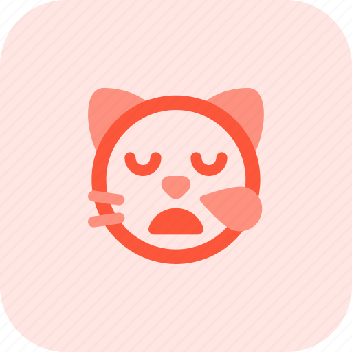 Cat, snoring, emoticons, animal icon - Download on Iconfinder
