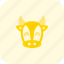 cow, smiling, emoticons, animal 