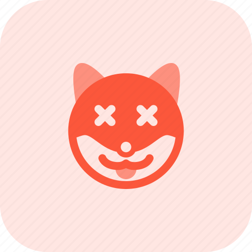 Dog, death, eyes, emoticons, animal icon - Download on Iconfinder