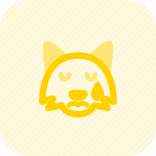 Fox, tear, emoticons, animal icon - Download on Iconfinder