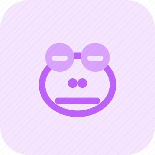 Frog, meh, emoticons, animal icon - Download on Iconfinder