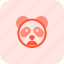 panda, frowning, open, mouth, emoticons, animal 