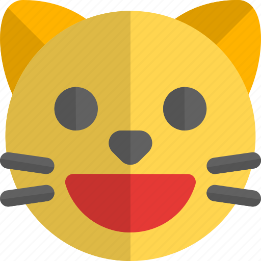 Cat, grinning, emoticons, animal icon - Download on Iconfinder