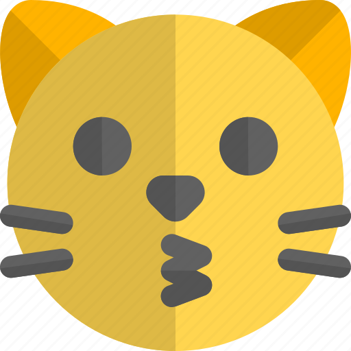 Cat, kissing, face, emoticons, animal icon - Download on Iconfinder