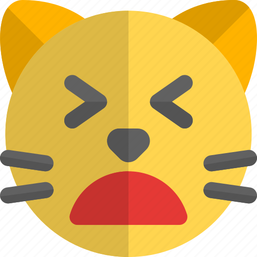 Cat, weary, emoticons, animal icon - Download on Iconfinder