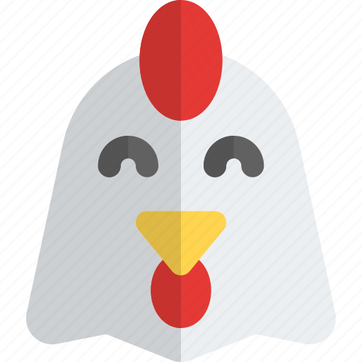 Chicken, smiling, emoticons, animal icon - Download on Iconfinder