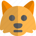 fox, neutral, emoticons, animal