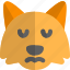 fox, sad, emoticons, animal 