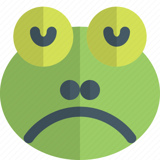 Frog, sad, emoticons, animal icon - Download on Iconfinder