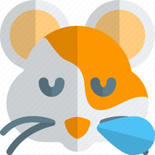 Hamster, snoring, emoticons, animal icon - Download on Iconfinder