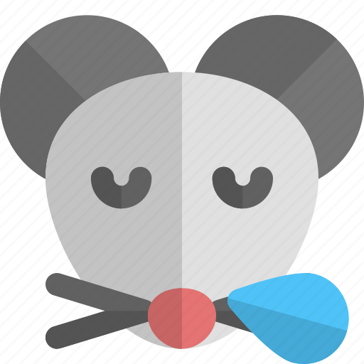 Mouse, snoring, emoticons, animal icon - Download on Iconfinder