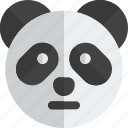 panda, neutral, emoticons, animal