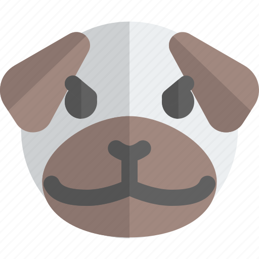 Pug, pouting, emoticons, animal icon - Download on Iconfinder