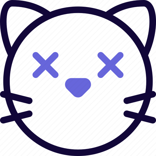 Cat, death, animal, emoticons icon - Download on Iconfinder