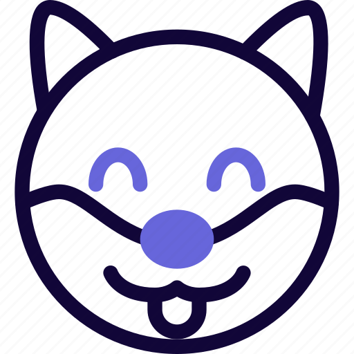 Dog, smiling, animal, emoticons icon - Download on Iconfinder