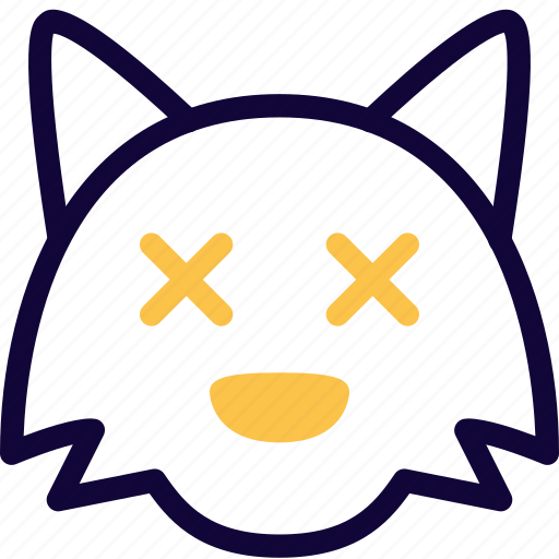 Fox, death, animal, emoticons icon - Download on Iconfinder