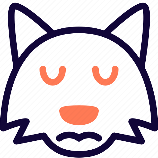 Fox, sad, animal, emoticons icon - Download on Iconfinder