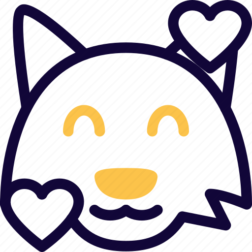 Fox, smiling, happy, emoticon, animal icon - Download on Iconfinder