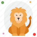 lion, wild, animal, wildlife, mammal, male, cat, king, isolated