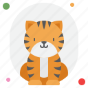 tiger, vector, asia, decoration, chinese, asian, china, christmas