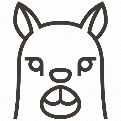 Animal, alpaca, face, head, llama icon - Download on Iconfinder