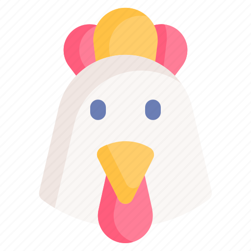 Chicken, animal, wildlife, zoo, ecosystem icon - Download on Iconfinder