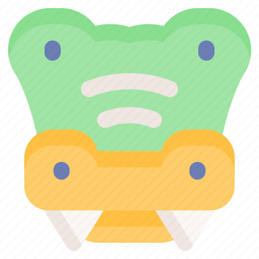 Crocodile, animal, wildlife, zoo, ecosystem icon - Download on Iconfinder