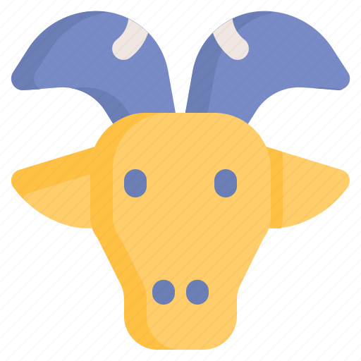 Goat, animal, wildlife, zoo, ecosystem icon - Download on Iconfinder