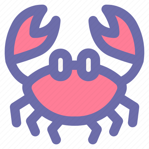 Crab, animal, wildlife, zoo, ecosystem icon - Download on Iconfinder
