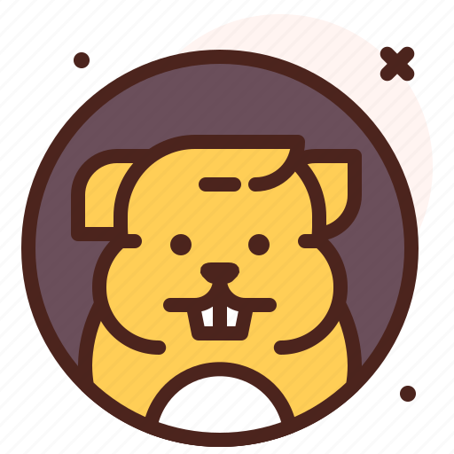 Beaver, animal, zoo, avatar icon - Download on Iconfinder