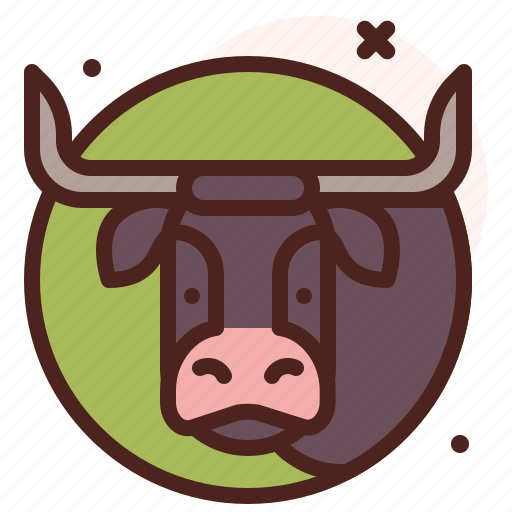 Buffalo, bull, animal, zoo, avatar icon - Download on Iconfinder