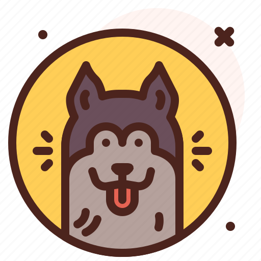 German, sheperd, dog, animal, zoo, avatar icon - Download on Iconfinder