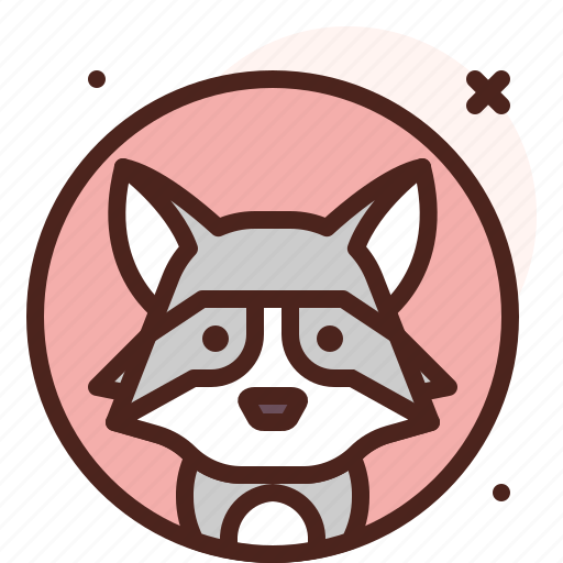Raccoon, animal, zoo, avatar icon - Download on Iconfinder