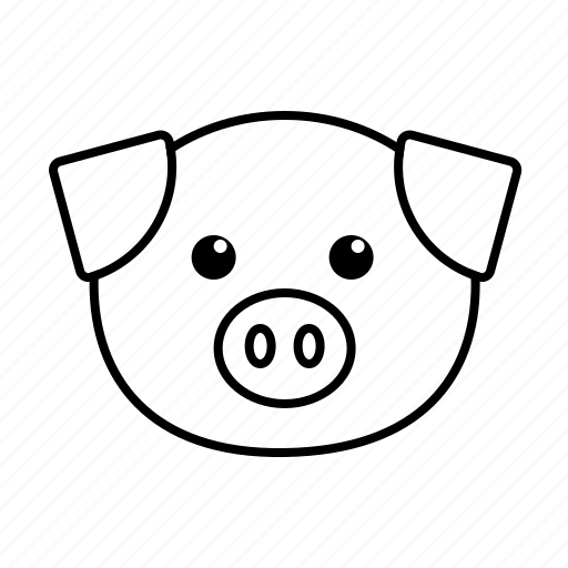 Pig, animal, forest, zoo, pet, nature icon - Download on Iconfinder
