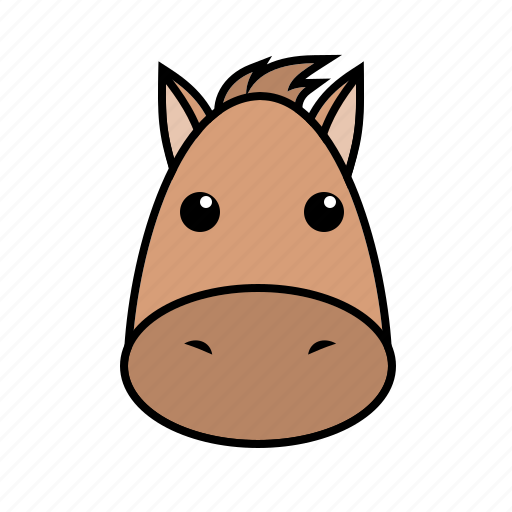 Horse, animal, pet, farm, farming, wild, nature icon - Download on Iconfinder
