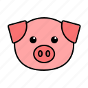 pig, animal, pet, cute, wild, nature, forest
