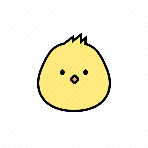 Chick, animal, farm, farming, egg, cute icon - Download on Iconfinder