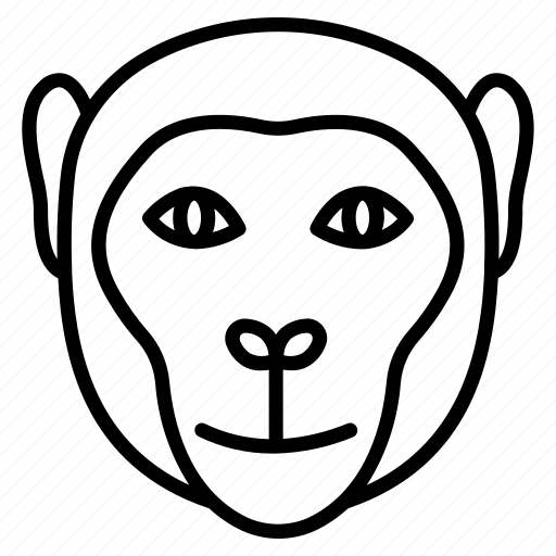 Monkey, monkey face, animal, zoo, wild icon - Download on Iconfinder