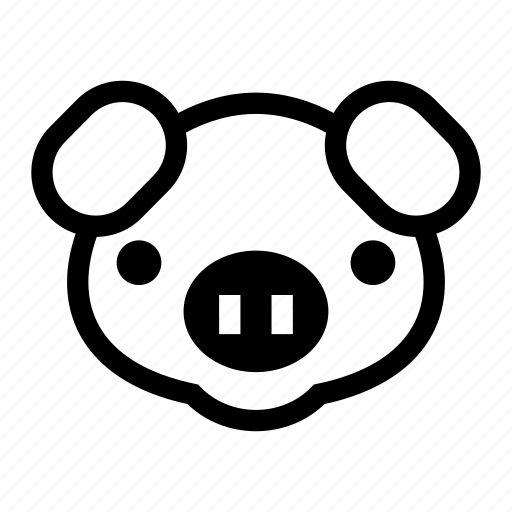 Animal, pet, pig, pig face, piggy icon - Download on Iconfinder