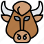 buffalo, cattle, farm, horn, mammal 