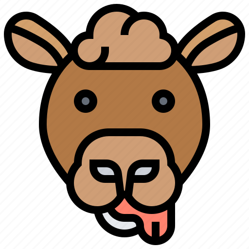 Camel, desert, hump, mammal, wildlife icon - Download on Iconfinder