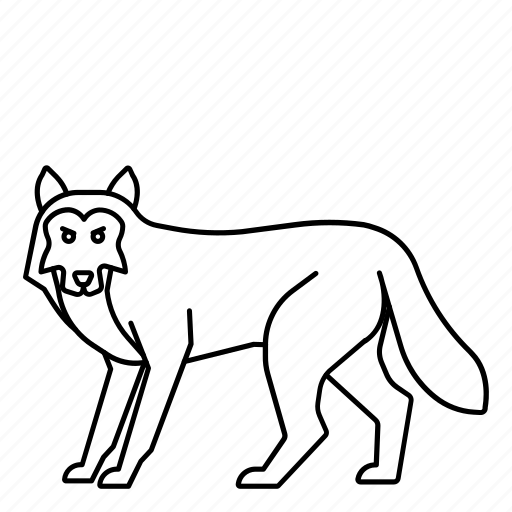 Animal, dog, mammals, wild, wolf icon - Download on Iconfinder